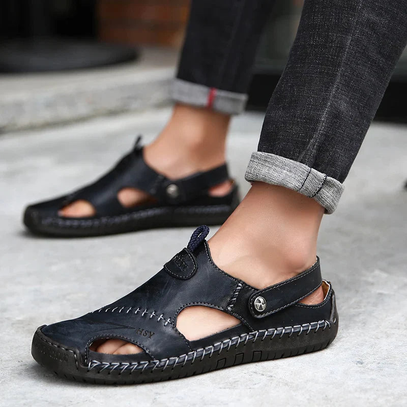Sandales Orthopédiques en Cuir | OrthoFlex