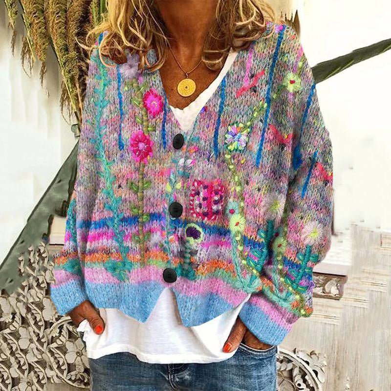 Cardigan Coloré Bohémien pour Femmes - Vela Vici 🇫🇷