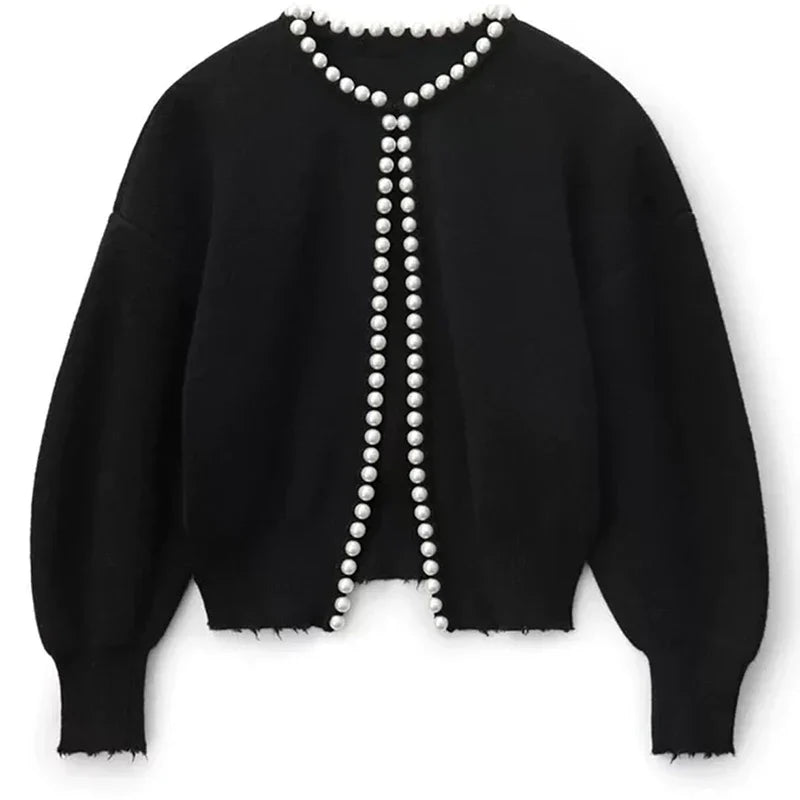 Cardigan Femme Orné de Perles - Vela Vici 🇫🇷