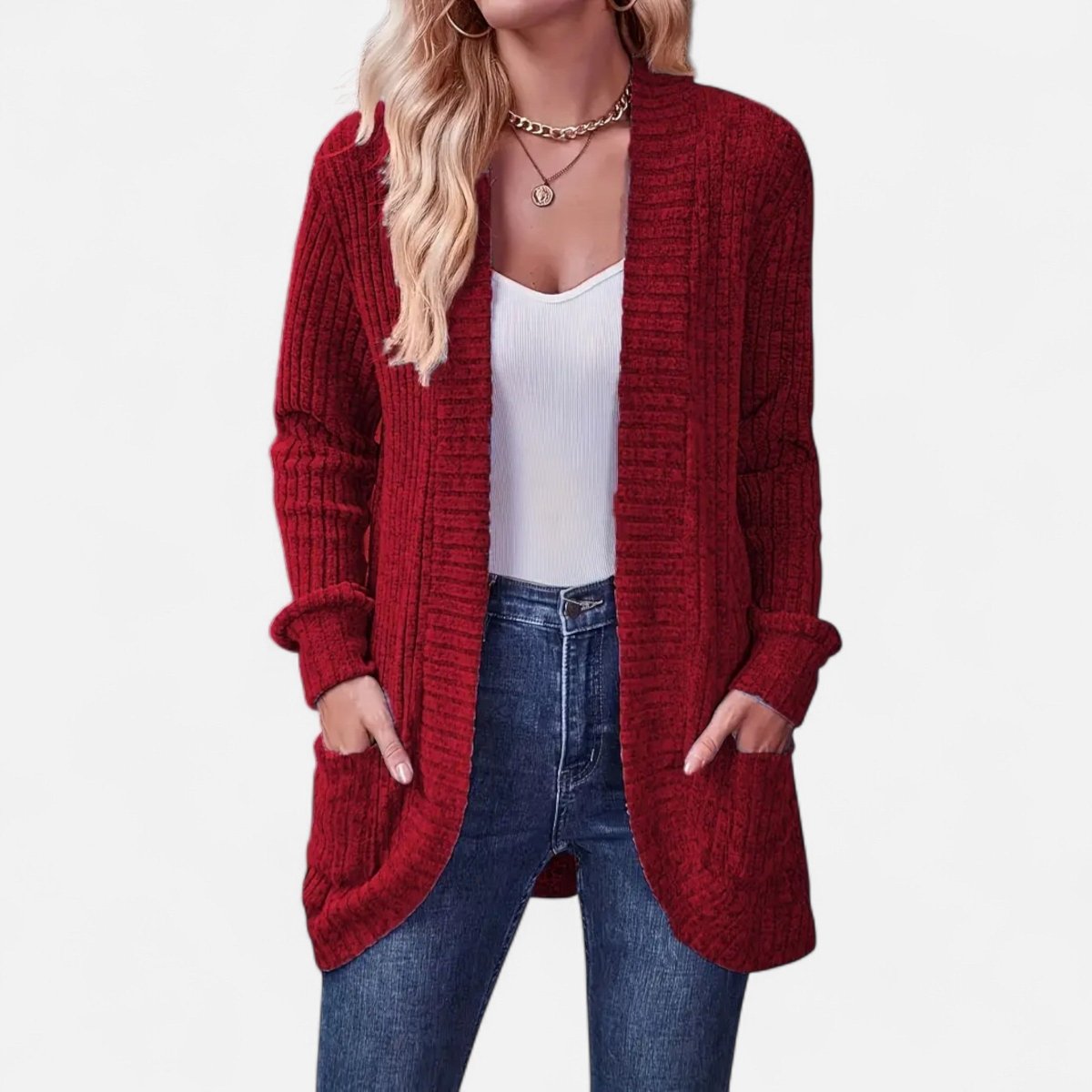 Chic Women's Knit Cardigan - Vela Vici 🇫🇷