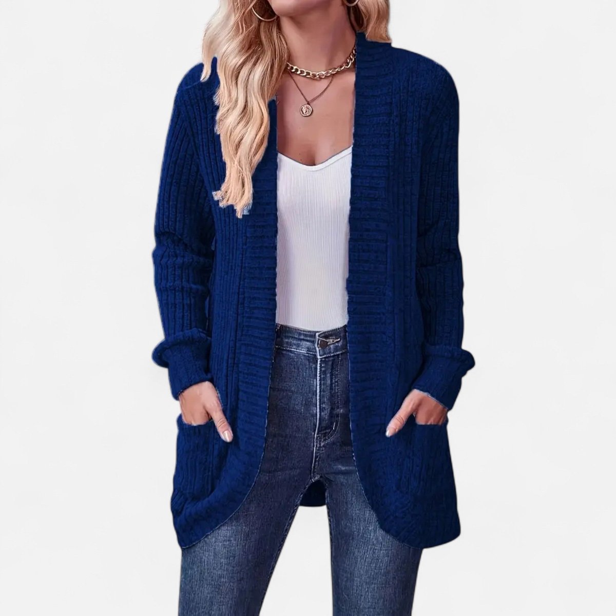 Chic Women's Knit Cardigan - Vela Vici 🇫🇷