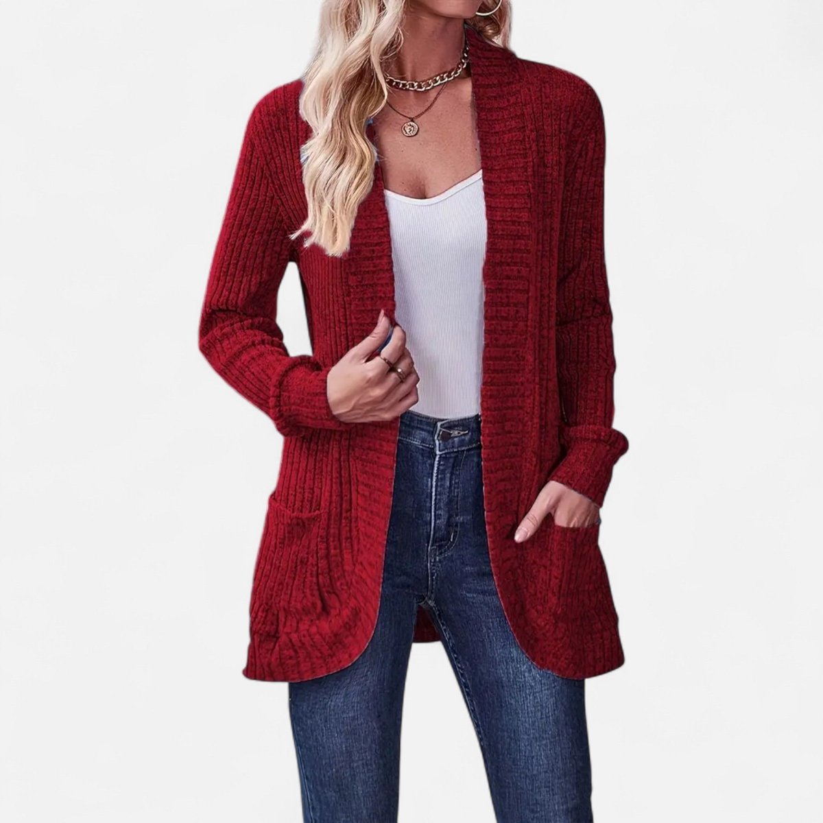Chic Women's Knit Cardigan - Vela Vici 🇫🇷