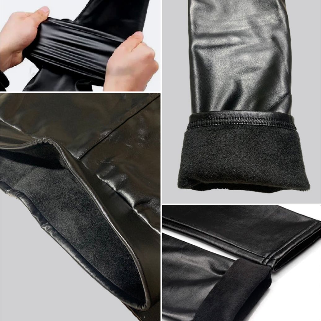 CurveLux | Legging en Cuir Velouté - Vela Vici 🇫🇷