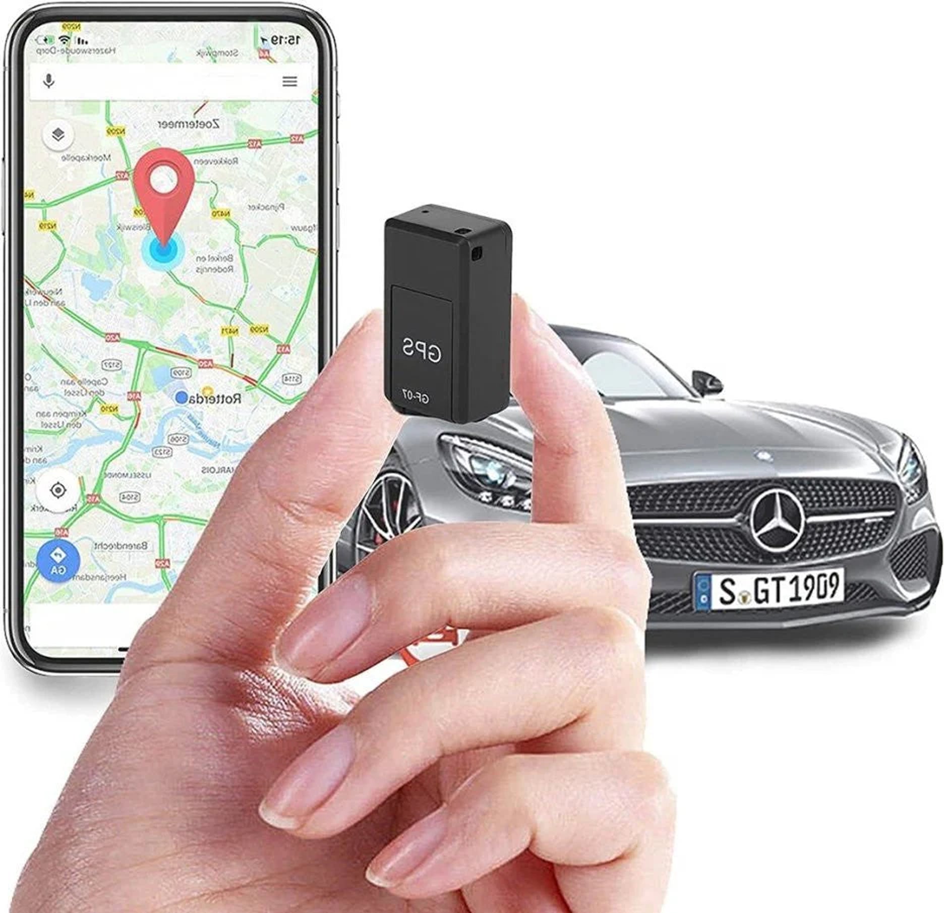 Traceur | GPS Mini Magnétique Mondial pour Vélo et Voiture – Sans Abonnement