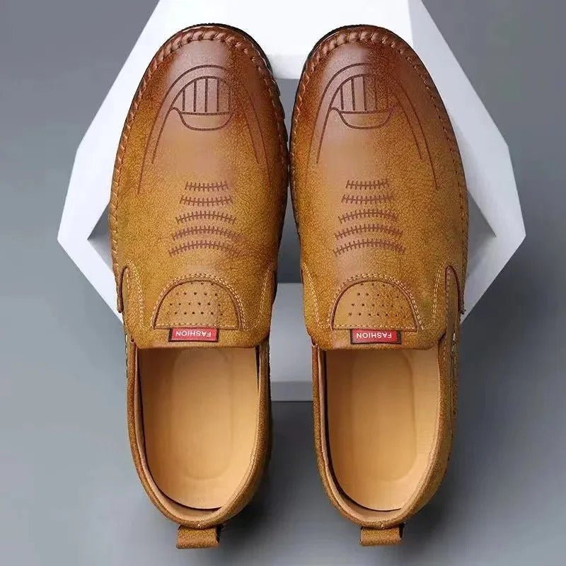Mocassins à Enfiler en Cuir pour Hommes | Lorvix - Vela Vici 🇫🇷