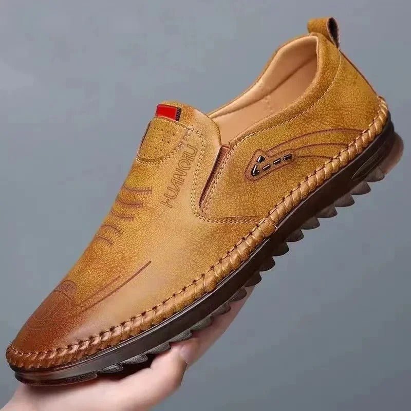 Mocassins à Enfiler en Cuir pour Hommes | Lorvix - Vela Vici 🇫🇷