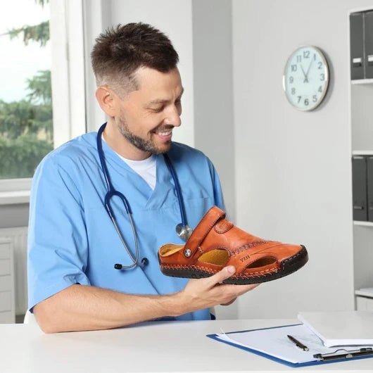 OrthoFlex | Sandales Orthopédiques en Cuir - Vela Vici 🇫🇷