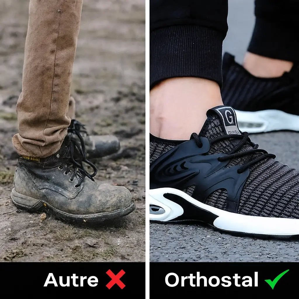Orthostahl | Chaussure De Sécurité Ergonomique Et Soulageant la Douleur - Vela Vici 🇫🇷