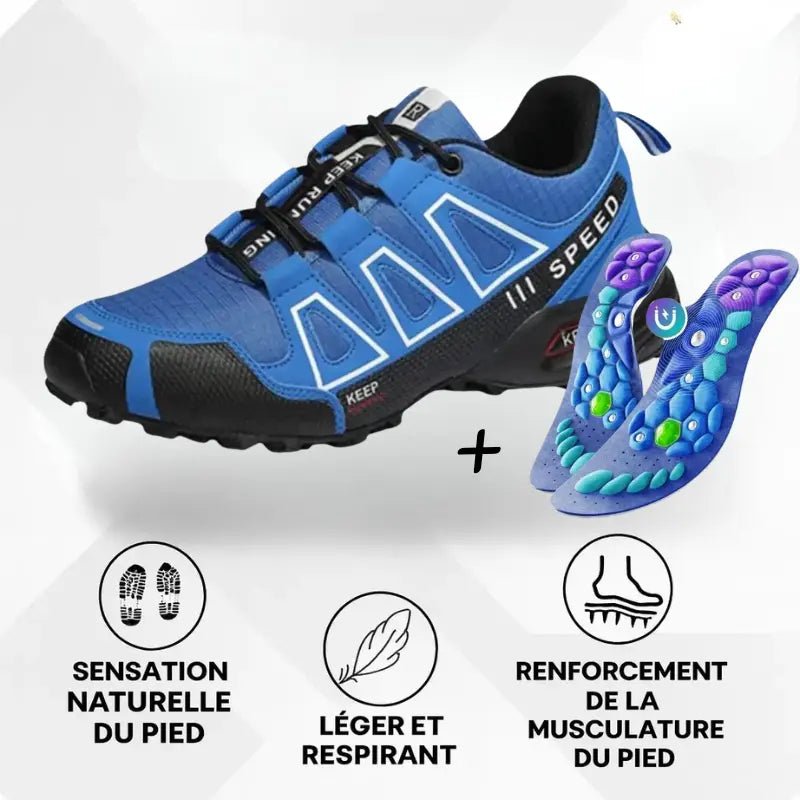 OrthoTrekking Chaussures Orthopediques + Semelles VitalSole - Vela Vici 🇫🇷