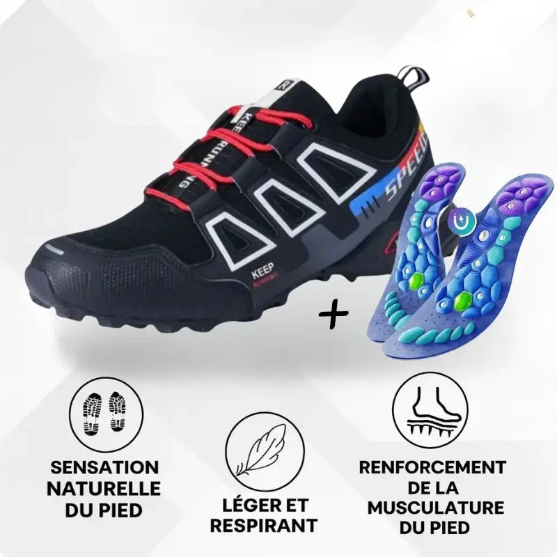 OrthoTrekking Chaussures Orthopediques + Semelles VitalSole - Vela Vici 🇫🇷