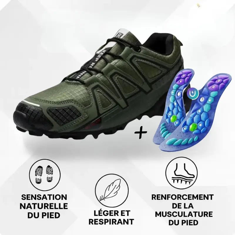 OrthoTrekking Chaussures Orthopediques + Semelles VitalSole - Vela Vici 🇫🇷