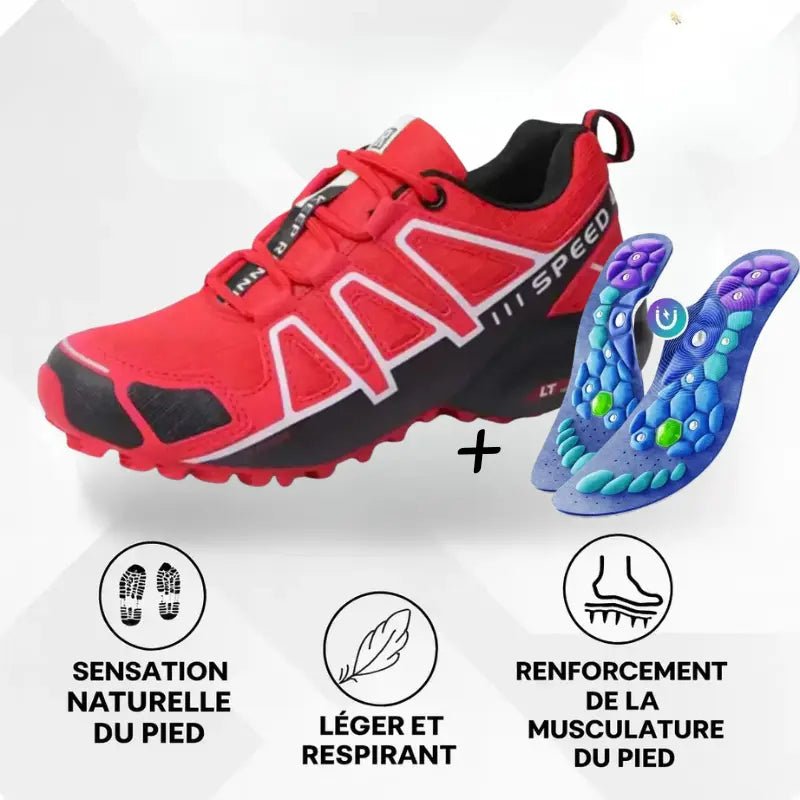OrthoTrekking Chaussures Orthopediques + Semelles VitalSole - Vela Vici 🇫🇷