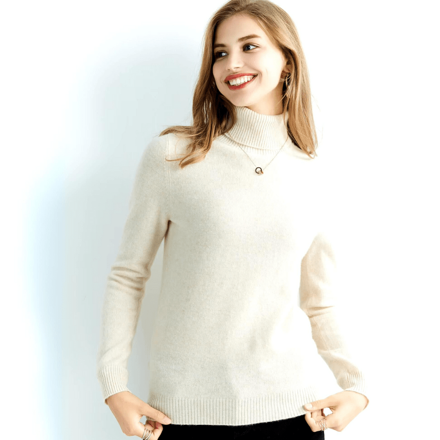 Pull à Col Roulé en Laine Mérino pour Femme - Vela Vici 🇫🇷