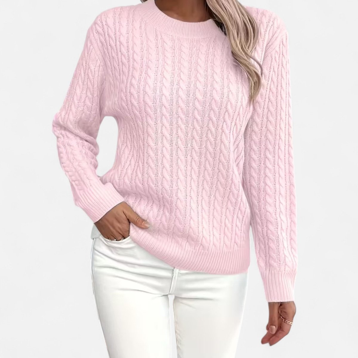 Pull Classique à Col Rond pour Femmes - Vela Vici 🇫🇷