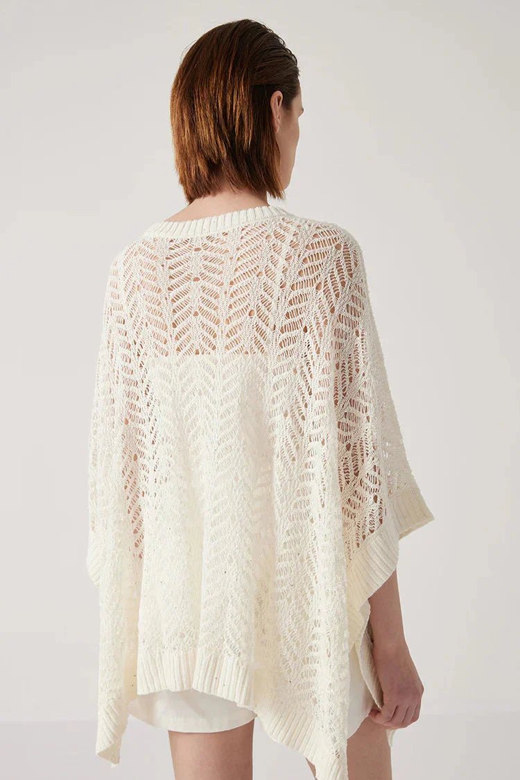 Pull Drapé au Crochet pour Femmes - Vela Vici 🇫🇷