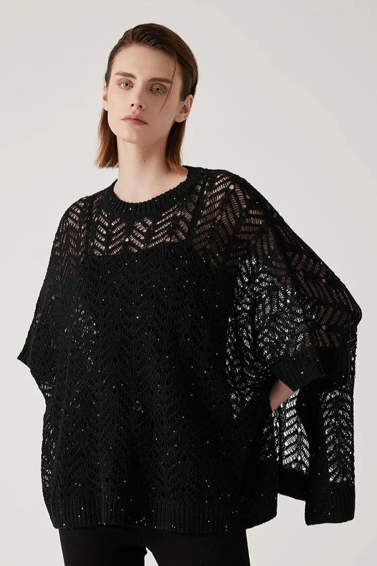 Pull Drapé au Crochet pour Femmes - Vela Vici 🇫🇷