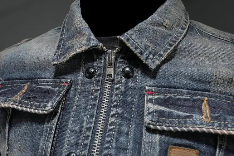 Shess | Veste en Jean Retro Carl - Vela Vici đ«đ·