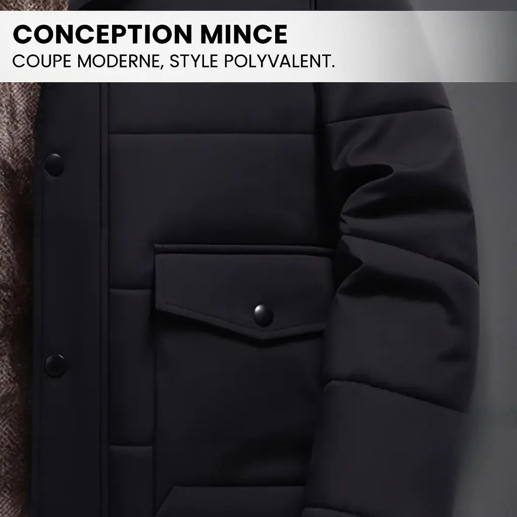 ThermoMax | Sweat à Capuche Pour Hommes Pour l’hiver – Coupe - Vent épais et Décontracté Avec Poches. - Vela Vici 🇫🇷