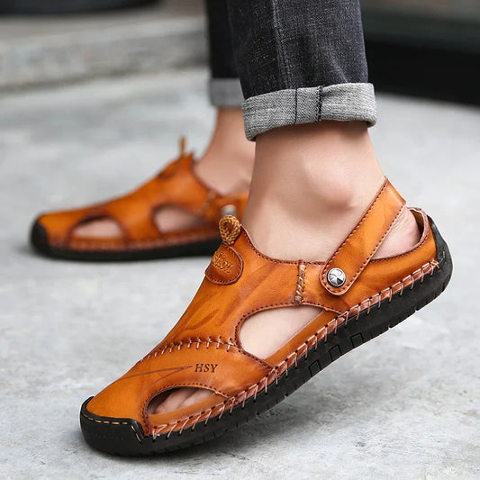 Sandales Orthopédiques en Cuir | OrthoFlex