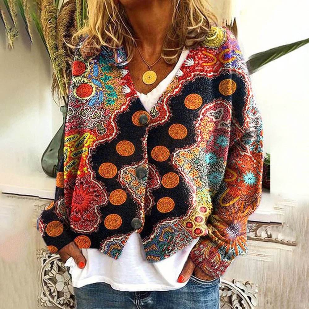 Cardigan Coloré Bohémien pour Femmes - Vela Vici 🇫🇷