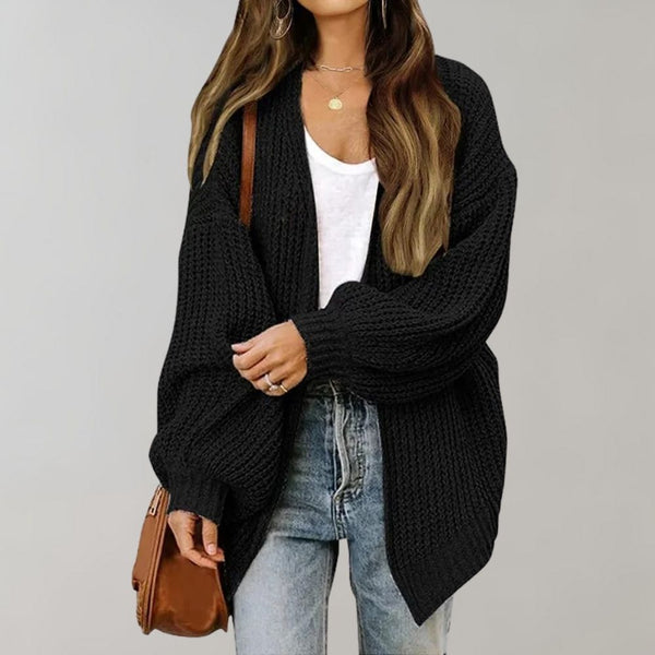 Cardigan Tricot Ouvert à Coupe Détendue pour Femmes - Vela Vici 🇫🇷