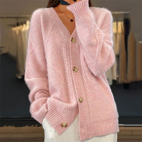 Cardigan V - Neck Tricoté pour Femmes - Vela Vici 🇫🇷