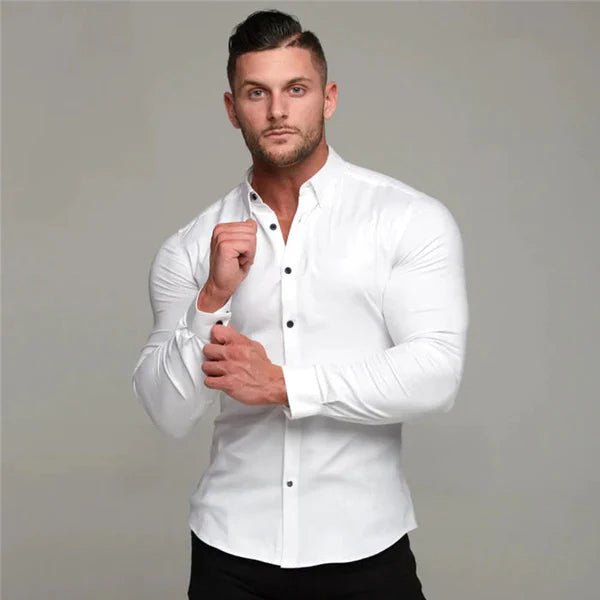 Chemise Infroissable et Élastique - ElasTech - Vela Vici 🇫🇷