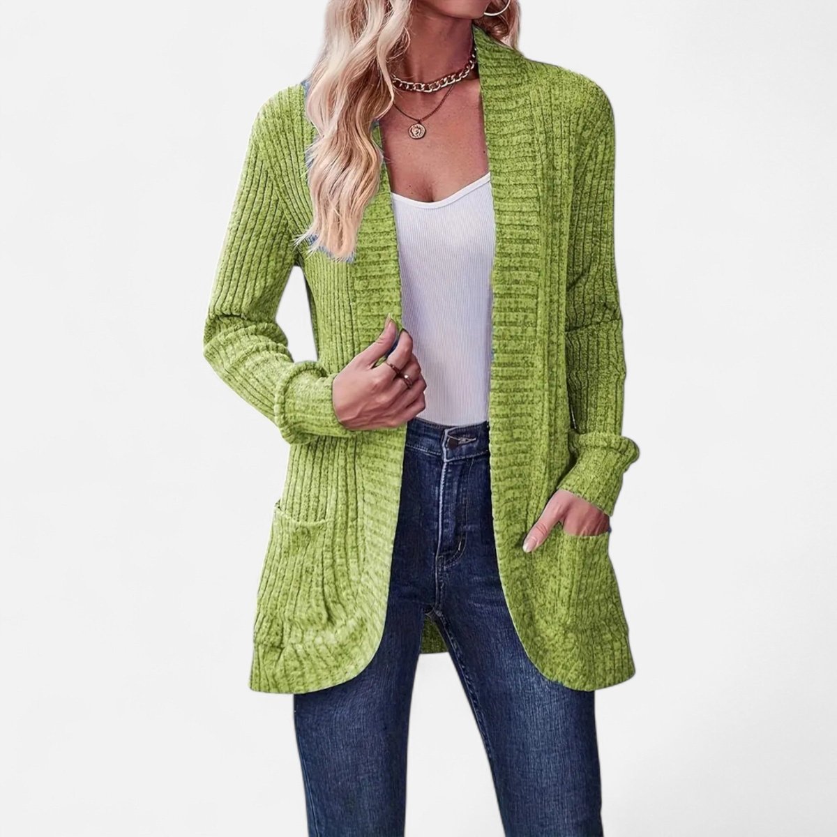 Chic Women's Knit Cardigan - Vela Vici 🇫🇷