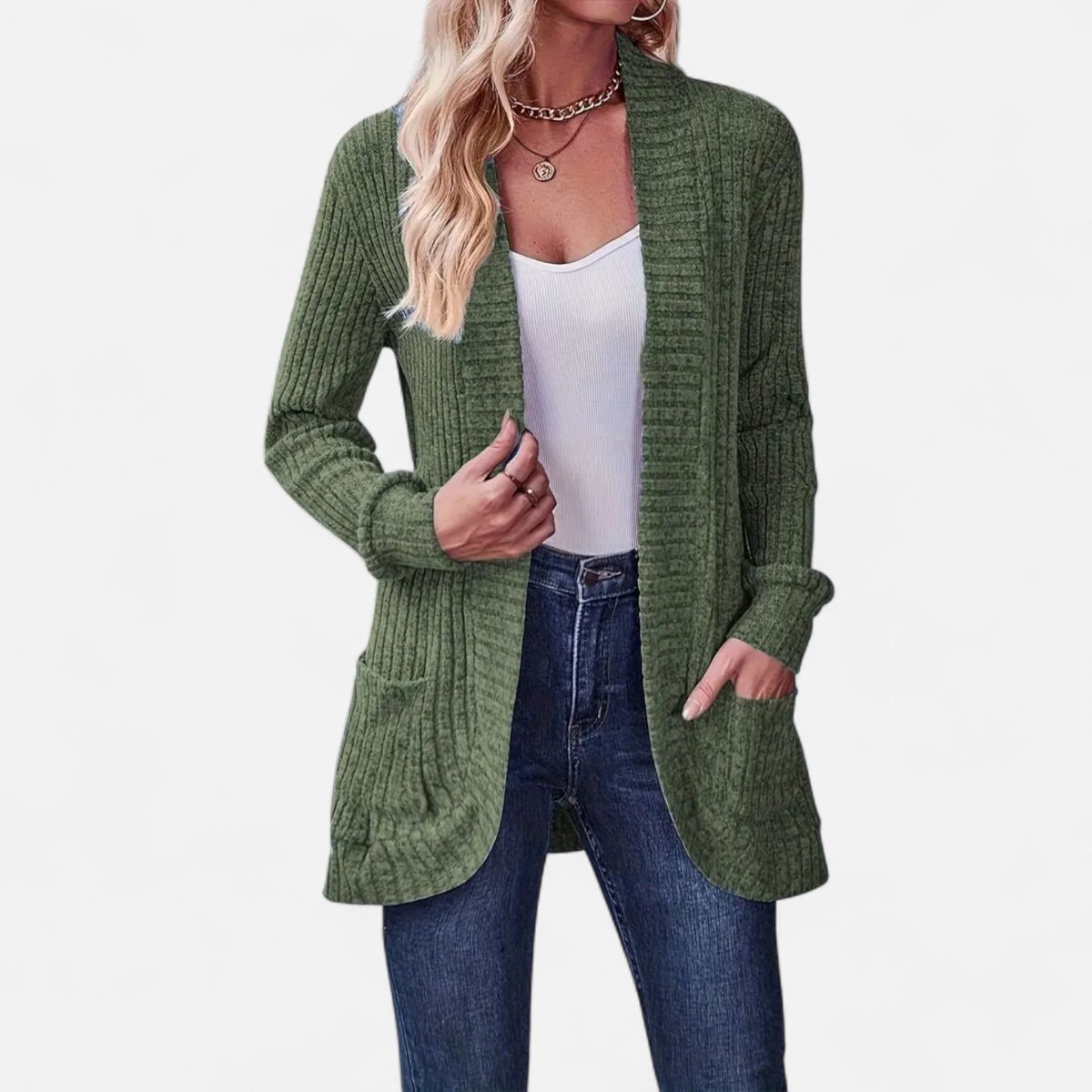 Chic Women's Knit Cardigan - Vela Vici 🇫🇷