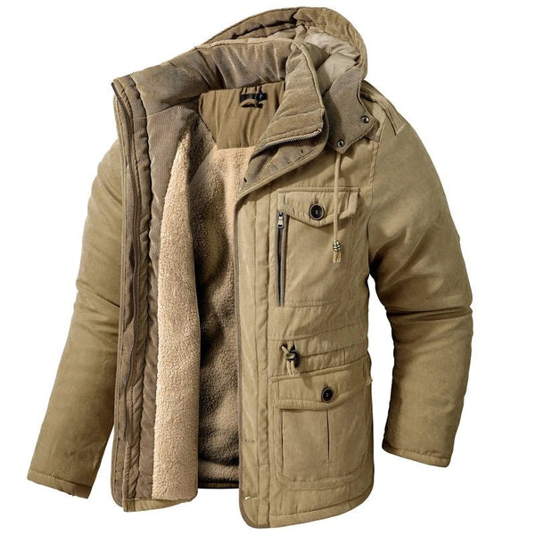Frosty | Veste Tactique avec Capuche, Doublure en Fleece et Poches - Vela Vici 🇫🇷