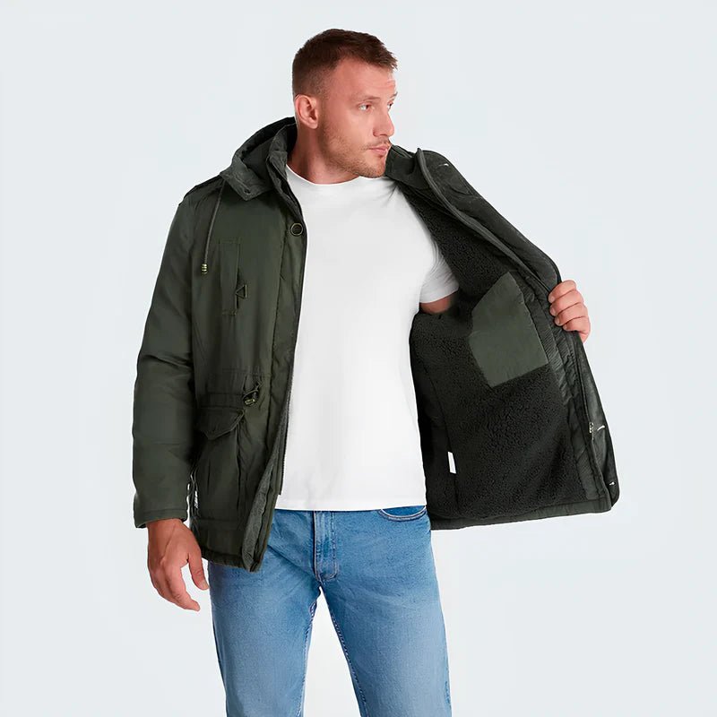 Frosty | Veste Tactique avec Capuche, Doublure en Fleece et Poches - Vela Vici 🇫🇷