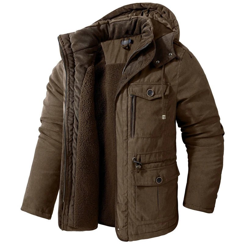 Frosty | Veste Tactique avec Capuche, Doublure en Fleece et Poches - Vela Vici 🇫🇷