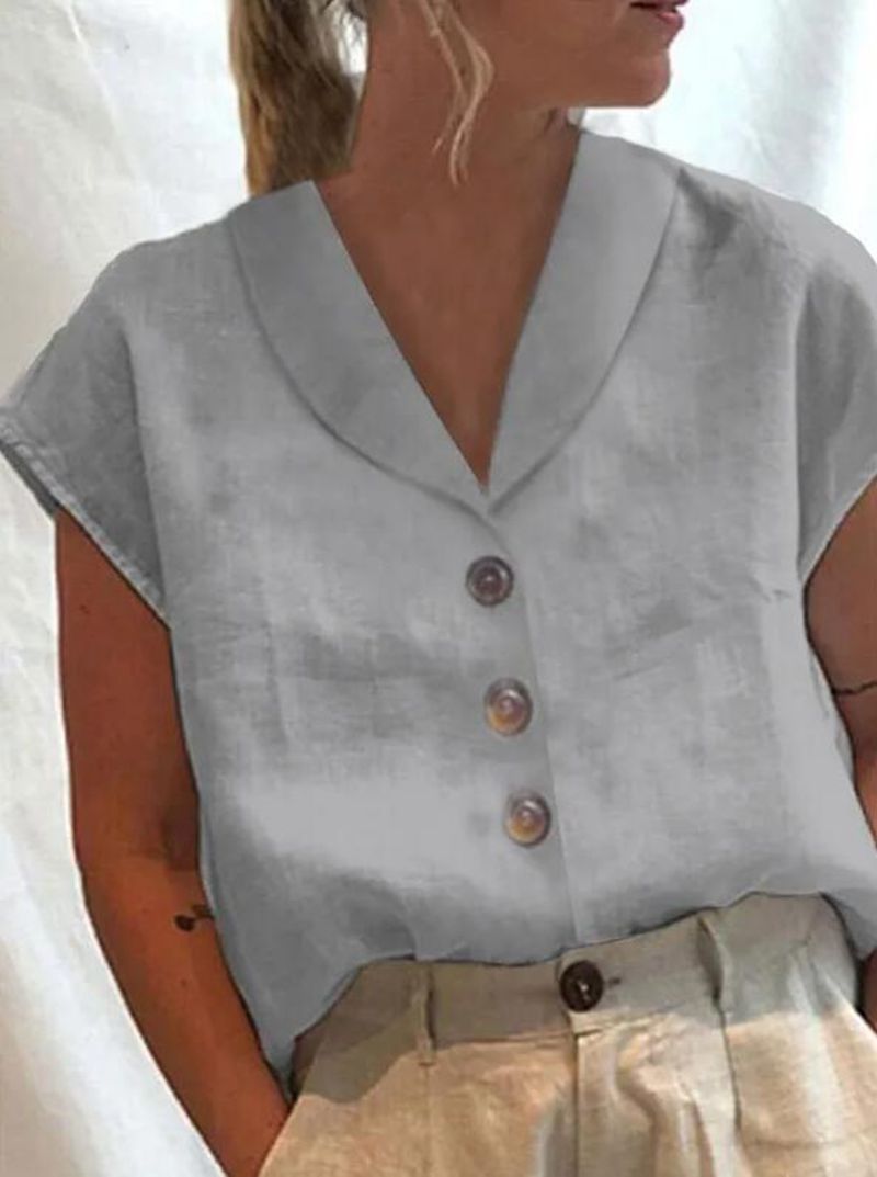 Gasin | Blouse à col élégant pour femmes - Vela Vici 🇫🇷