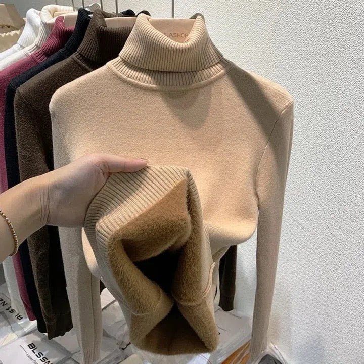 Jasmyn | Pull en Maille à Col Roulé - Vela Vici 🇫🇷