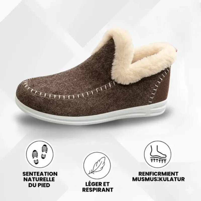 Luvvia | Chaussure Ergonomique Avec Doublure En Peluche. - Vela Vici 🇫🇷