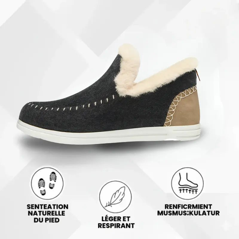 Luvvia | Chaussure Ergonomique Avec Doublure En Peluche. - Vela Vici 🇫🇷