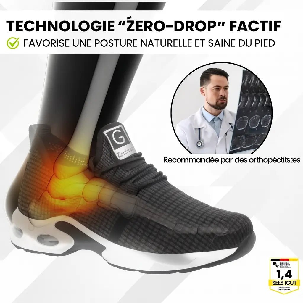 Orthostahl | Chaussure De Sécurité Ergonomique Et Soulageant la Douleur - Vela Vici 🇫🇷