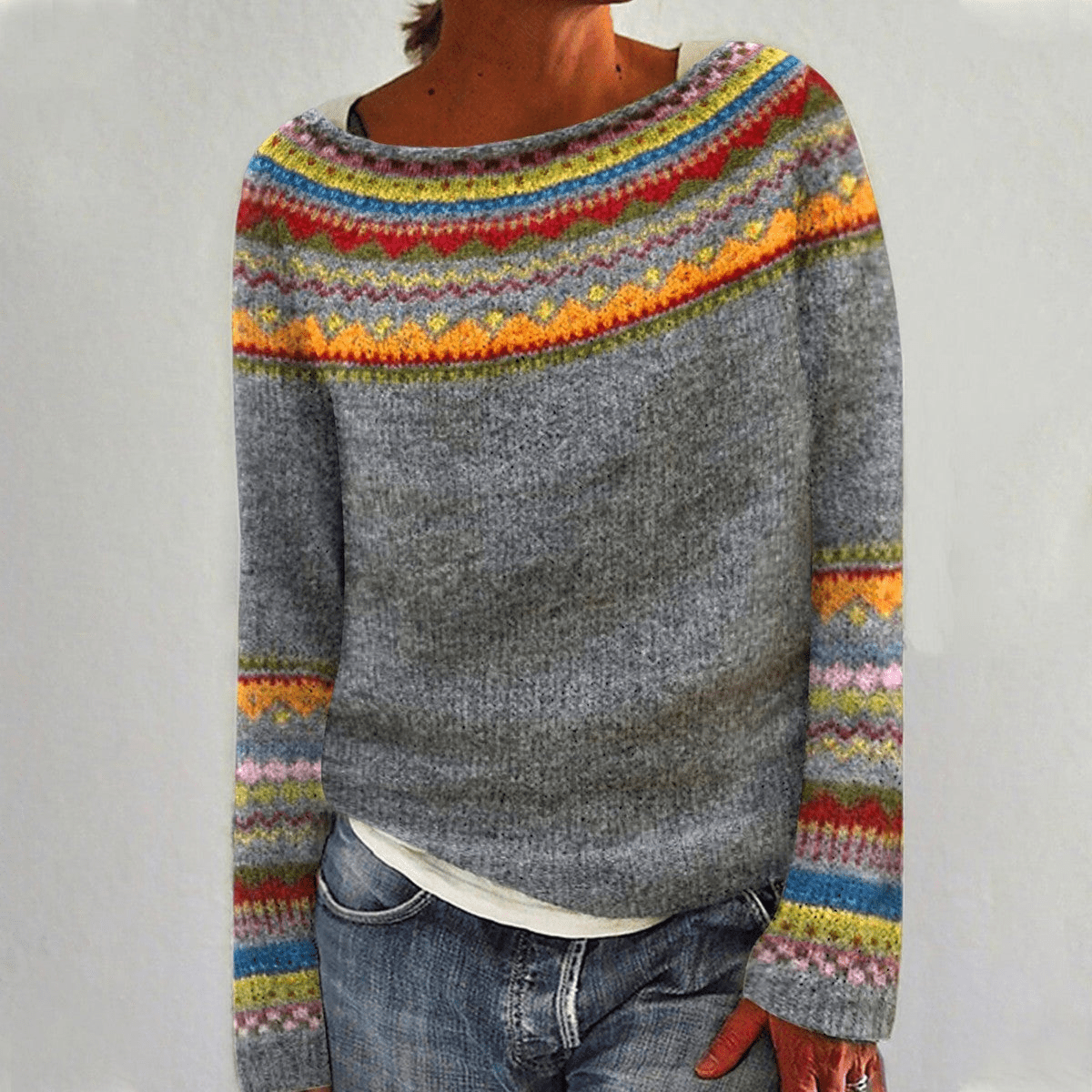 Pull d'Hiver Tricoté Classique pour Femmes - Vela Vici 🇫🇷