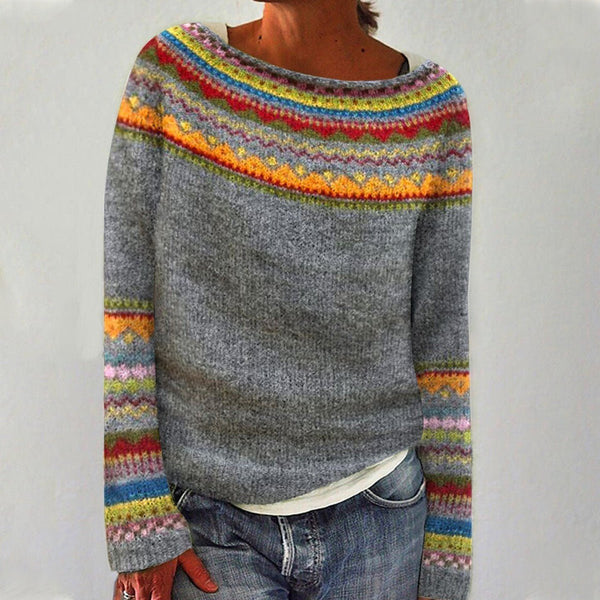 Pull d'Hiver Tricoté Classique pour Femmes - Vela Vici 🇫🇷