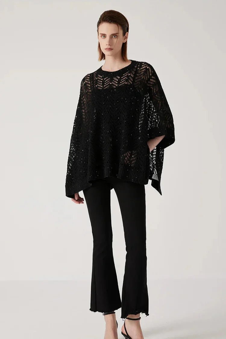 Pull Drapé au Crochet pour Femmes - Vela Vici 🇫🇷