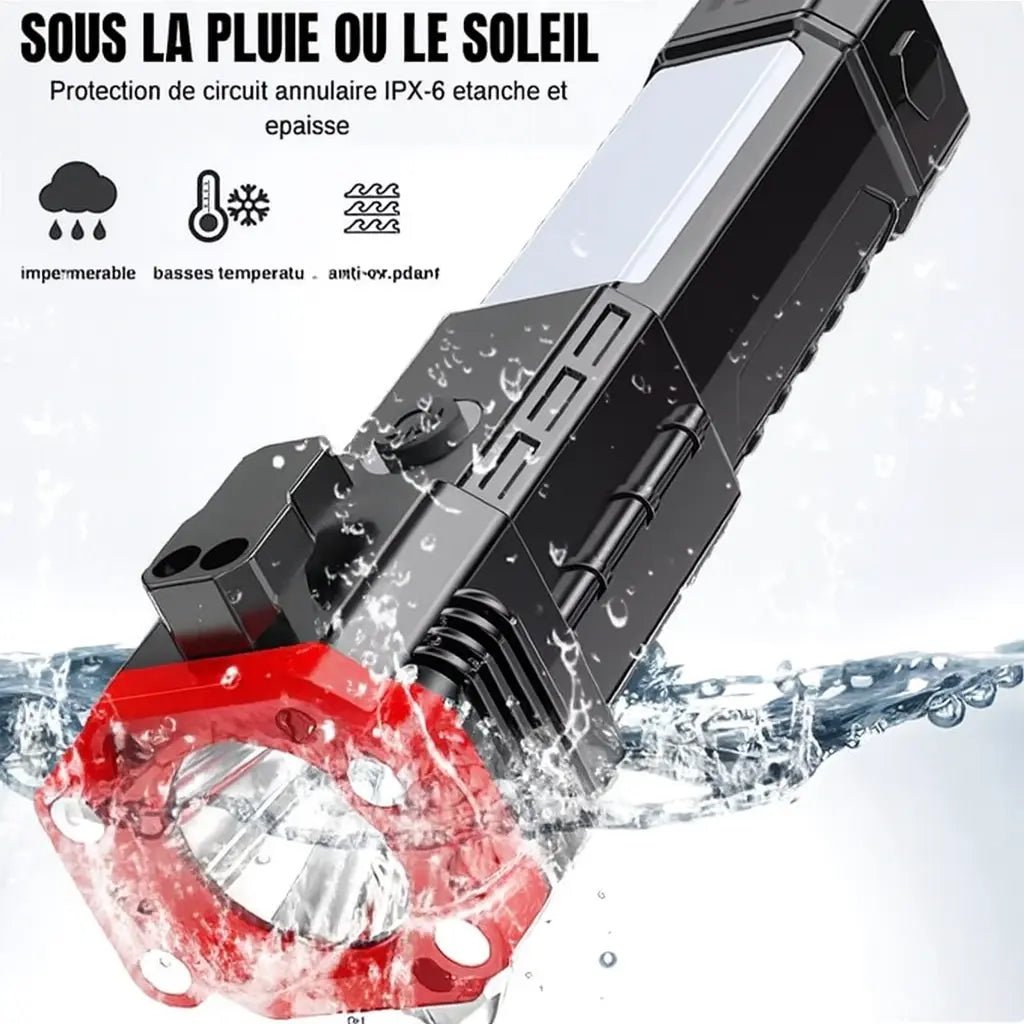 TitanBeam | Lampe Tactique Indestructible 4 en 1 Ultra Puissance - Vela Vici 🇫🇷